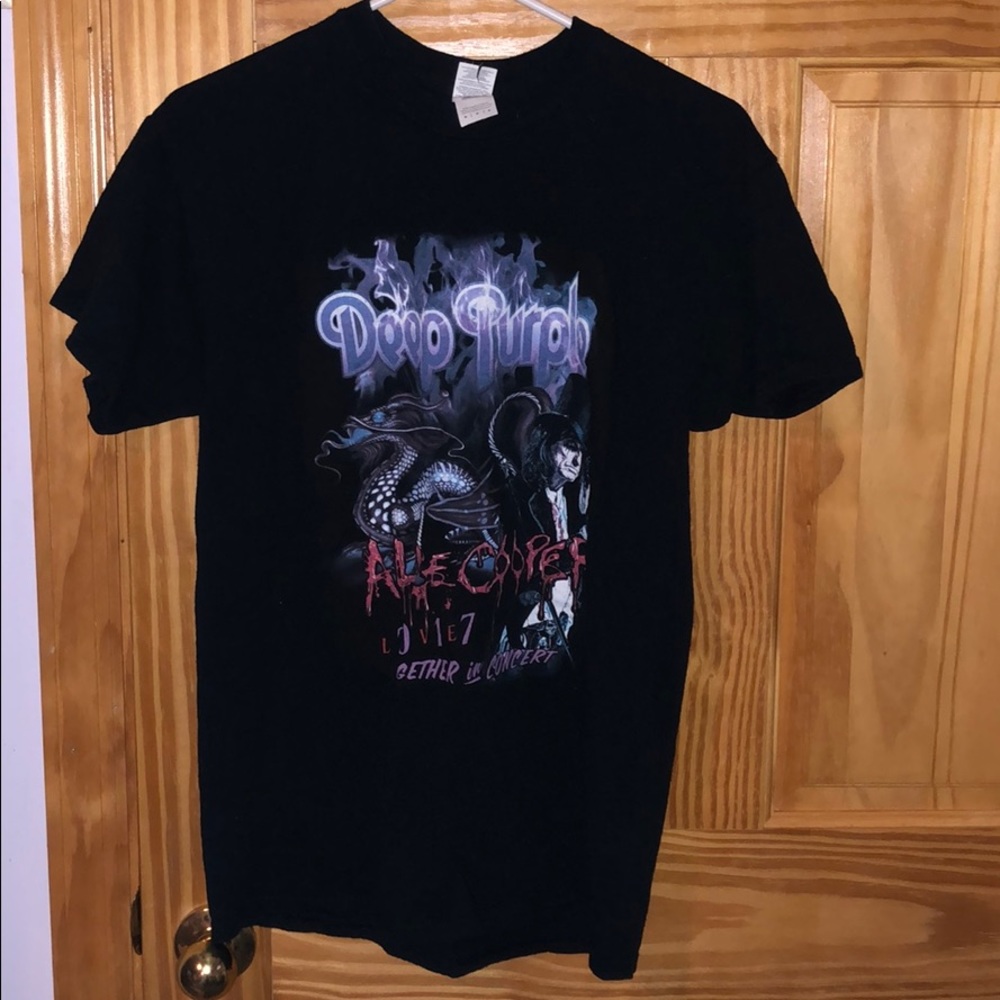 Deep purple and Alice cooper shirt